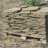 Камень песчаник-пластушка 3см цвет: серо-коричневый